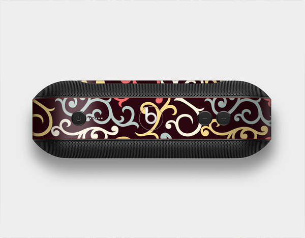 The Pink, Yellow and Blue Vector Swirls Skin Set for the Beats Pill Plus