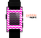 The Pink & White Chevron Pattern Skin for the Pebble SmartWatch