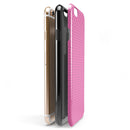 The Pink and Black Micro Polka Dot Pattern iPhone 6/6s or 6/6s Plus 2-Piece Hybrid INK-Fuzed Case