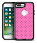 The Pink and Black Micro Polka Dot Pattern - iPhone 7 Plus/8 Plus OtterBox Case & Skin Kits