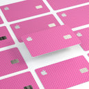 The Pink and Black Micro Polka Dot Pattern - Premium Protective Decal Skin-Kit for the Apple Credit Card