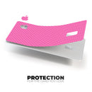 The Pink and Black Micro Polka Dot Pattern - Premium Protective Decal Skin-Kit for the Apple Credit Card