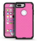 The Pink and Black Micro Polka Dot Pattern - iPhone 7 Plus/8 Plus OtterBox Case & Skin Kits