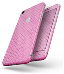 The Pink and Black Micro Polka Dot Pattern - Skin-kit for the iPhone 8 or 8 Plus