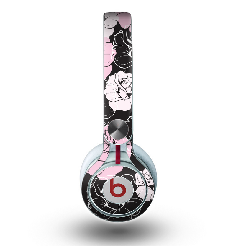 The Pink and Black Rose Pattern V3 Skin for the Beats by Dre Mixr The Pink and Black Rose Pattern V3 Skin for the Beats by Dre Mixr