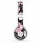 The Pink and Black Rose Pattern V3 Skin for the Beats by Dre Solo 2 Headphones