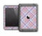 The Pink and Blue Layered Plaid Pattern V4 Apple iPad Air LifeProof Fre Case Skin Set