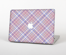 The Pink and Blue Layered Plaid Pattern V4 Skin for the Apple MacBook Pro Retina 15"