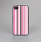 The Pink and Brown Fashion Stripes Skin-Sert for the Apple iPhone 4-4s Skin-Sert Case