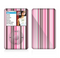 The Pink and Brown Fashion Stripes Skin For The Apple iPod Classic