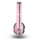 The Pink and Brown Fashion Stripes Skin for the Beats by Dre Original Solo-Solo HD Headphones