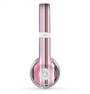 The Pink and Brown Fashion Stripes Skin for the Beats by Dre Solo 2 Headphones