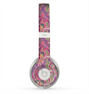 The Pink and Green Paisley Seamless Pattern Skin for the Beats by Dre Solo 2 Headphones