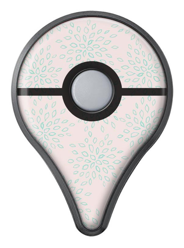 The Pink and Mint Floral Sprout Pokémon GO Plus Vinyl Protective Decal Skin Kit