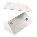 The Pink and Mint Floral Sprout - Premium Protective Decal Skin-Kit for the Apple Credit Card
