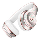 The Pink and Mint Floral Sprout Full-Body Skin Kit for the Beats by Dre Solo 3 Wireless Headphones