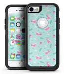 The Pink and Mint Watermelon Cocktail Pattern - iPhone 7 or 8 OtterBox Case & Skin Kits