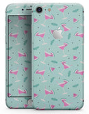 The Pink and Mint Watermelon Cocktail Pattern - Skin-kit for the iPhone 8 or 8 Plus
