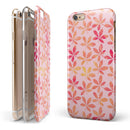 The Pink and Orange Watercolor Clovers iPhone 6/6s or 6/6s Plus 2-Piece Hybrid INK-Fuzed Case