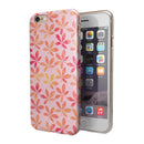 The Pink and Orange Watercolor Clovers iPhone 6/6s or 6/6s Plus 2-Piece Hybrid INK-Fuzed Case