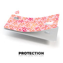 The Pink and Orange Watercolor Clovers - Premium Protective Decal Skin-Kit for the Apple Credit Card