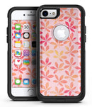 The Pink and Orange Watercolor Clovers - iPhone 7 or 8 OtterBox Case & Skin Kits