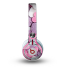 The Pink and Purple Candy Hearts Skin for the Beats by Dre Mixr Headphones
