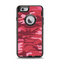 The Pink and Red Tradtional Camouflage Apple iPhone 6 Otterbox Defender Case Skin Set