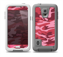 The Pink and Red Tradtional Camouflage Skin for the Samsung Galaxy S5 frē LifeProof Case