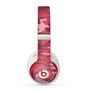 The Pink and Red Tradtional Camouflage Skin for the Beats by Dre Studio (2013+ Version) Headphones