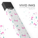 The Pink and Teal Watermenlon Cocktail - Premium Decal Protective Skin-Wrap Sticker compatible with the Juul Labs vaping device