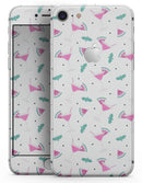 The Pink and Teal Watermenlon Cocktail - Skin-kit for the iPhone 8 or 8 Plus