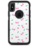 The Pink and Teal Watermenlon Cocktail - iPhone X OtterBox Case & Skin Kits