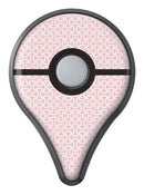The Pink and White Axed Pattern Pokémon GO Plus Vinyl Protective Decal Skin Kit
