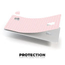 The Pink and White Axed Pattern - Premium Protective Decal Skin-Kit for the Apple Credit Card