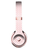 The Pink and White Axed Pattern Full-Body Skin Kit for the Beats by Dre Solo 3 Wireless Headphones