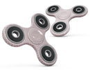 The Pink and White Axed Pattern Full-Body Fidget Spinner Skin-Kit
