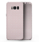 The Pink and White Axed Pattern - Samsung Galaxy S8 Full-Body Skin Kit