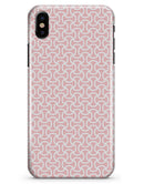 The Pink and White Axed Pattern - iPhone X Clipit Case