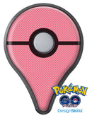 The Pink and White Micro Dot Pattern Pokémon GO Plus Vinyl Protective Decal Skin Kit