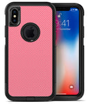 The Pink and White Micro Dot Pattern 3 - iPhone X OtterBox Case & Skin Kits