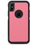 The Pink and White Micro Dot Pattern 3 - iPhone X OtterBox Case & Skin Kits