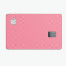 The Pink and White Micro Dot Pattern - Premium Protective Decal Skin-Kit for the Apple Credit Card