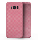 The Pink and White Micro Dot Pattern - Samsung Galaxy S8 Full-Body Skin Kit