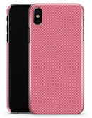 The Pink and White Micro Dot Pattern - iPhone X Clipit Case