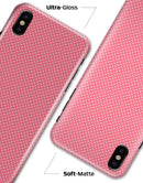 The Pink and White Micro Dot Pattern - iPhone X Clipit Case