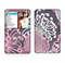 The Pink and White Solid Flowers Skin For The Apple iPod Classic
