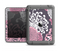 The Pink and White Solid Flowers Apple iPad Air LifeProof Fre Case Skin Set
