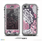 The Pink and White Solid Flowers Skin for the iPhone 5c nüüd LifeProof Case