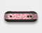 The Pink and White Swirly Heart Design Skin Set for the Beats Pill Plus